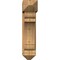 Ekena Millwork Olympic Arts and Crafts Rough Sawn Bracket w/ Offset Brace, Western Red Cedar, 8"W x 26"D x 34"H BKT0806X26X34OLY03RWR - alternate 2